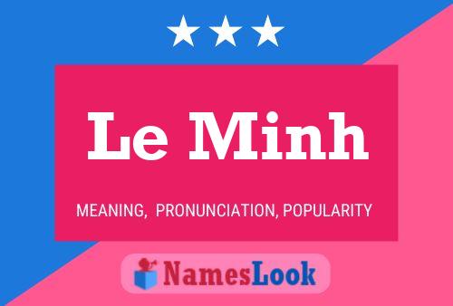 Le Minh Name Poster