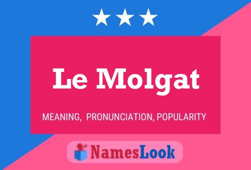 Le Molgat Name Poster