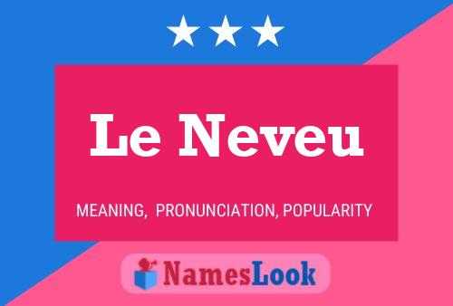 Le Neveu Name Poster