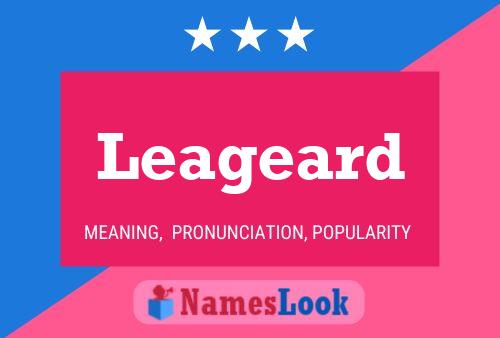 Leageard Name Poster