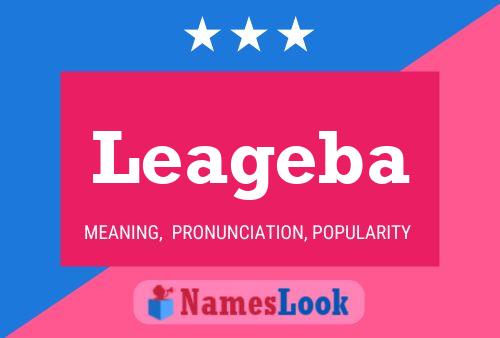 Leageba Name Poster