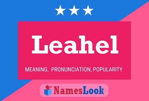 Leahel Name Poster