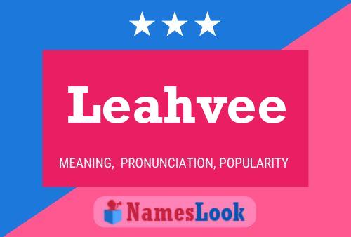 Leahvee Name Poster