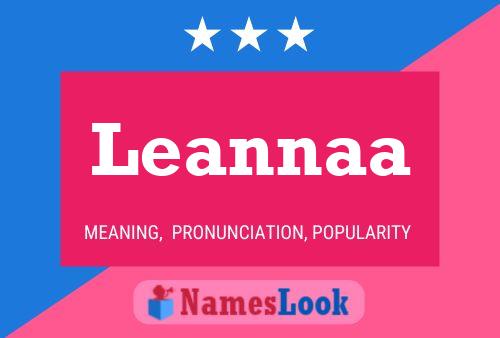 Leannaa Name Poster