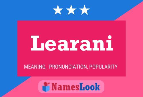 Learani Name Poster