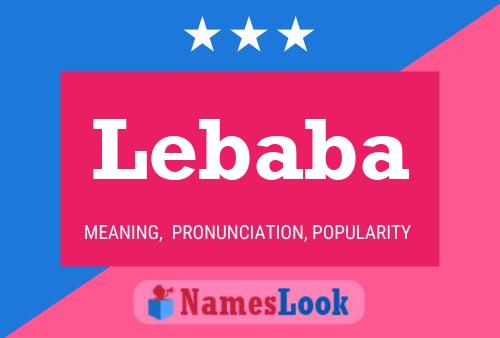 Lebaba Name Poster