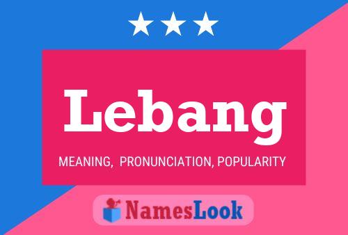 Lebang Name Poster