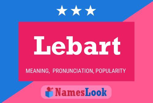 Lebart Name Poster