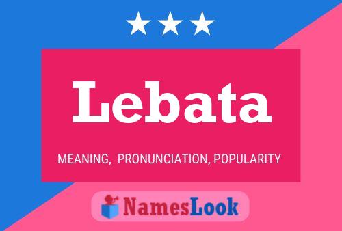 Lebata Name Poster