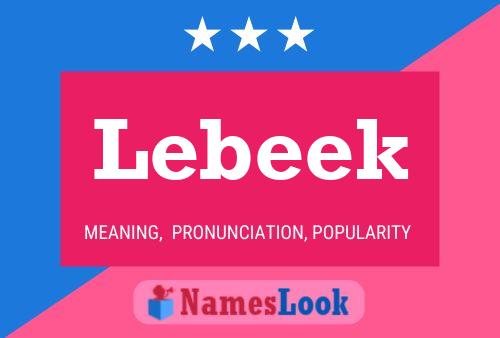 Lebeek Name Poster