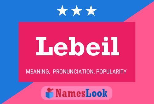 Lebeil Name Poster