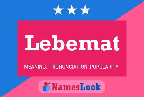 Lebemat Name Poster