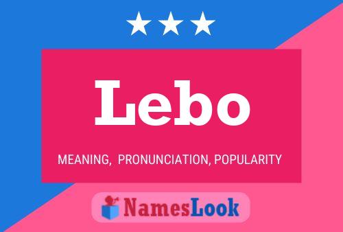 Lebo Name Poster