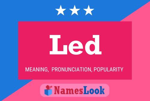 Led Name Poster