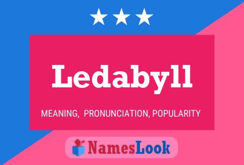 Ledabyll Name Poster