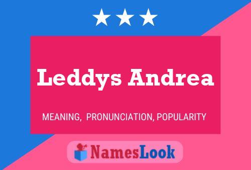 Leddys Andrea Name Poster