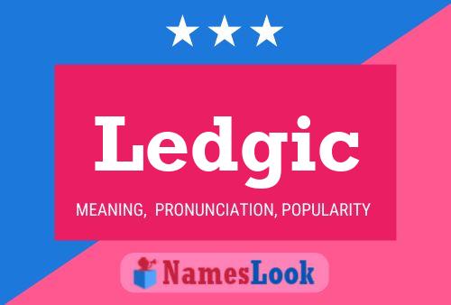 Ledgic Name Poster