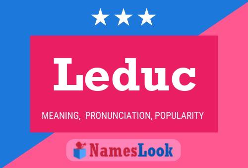 Leduc Name Poster