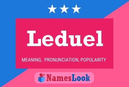 Leduel Name Poster