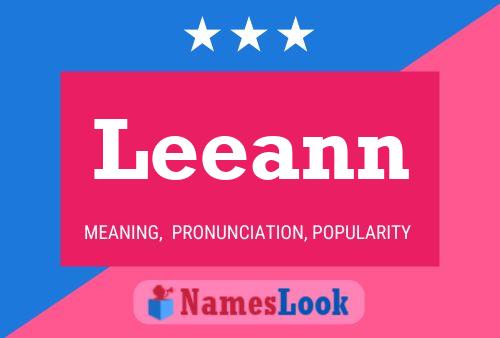 Leeann Name Poster