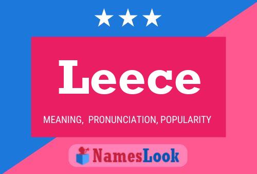 Leece Name Poster