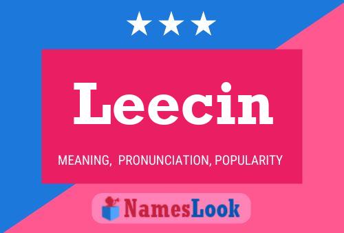 Leecin Name Poster