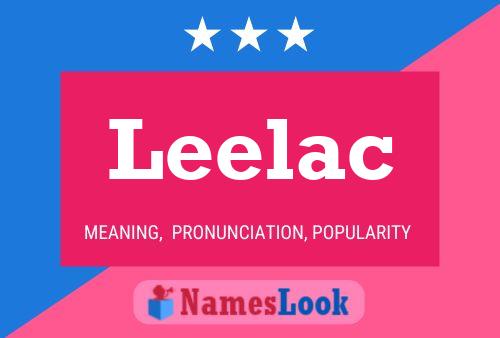 Leelac Name Poster