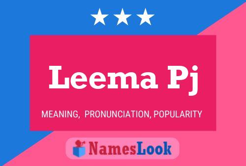 Leema Pj Name Poster