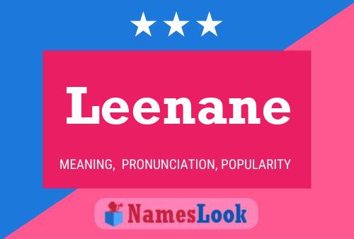 Leenane Name Poster