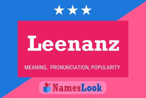 Leenanz Name Poster