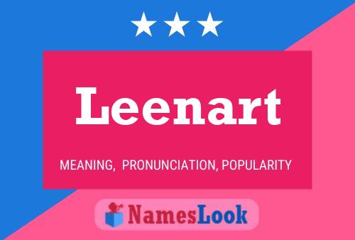 Leenart Name Poster