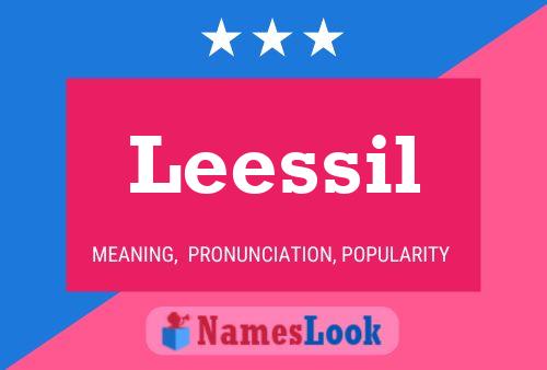 Leessil Name Poster