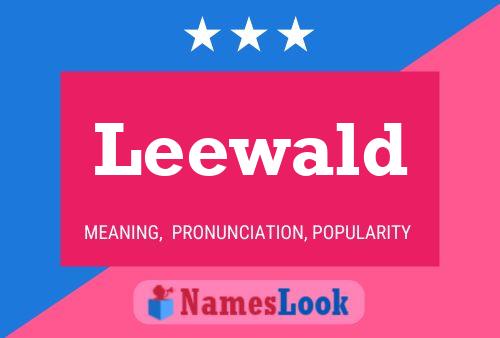 Leewald Name Poster