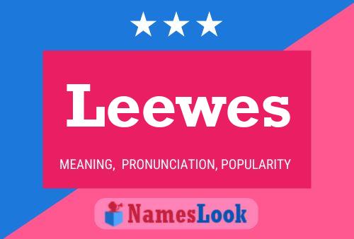 Leewes Name Poster