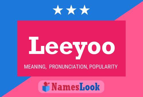 Leeyoo Name Poster