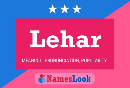 Lehar Name Poster