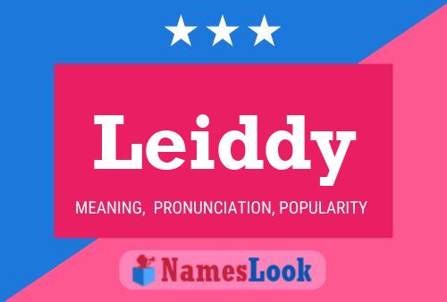 Leiddy Name Poster