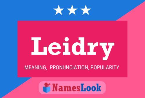 Leidry Name Poster