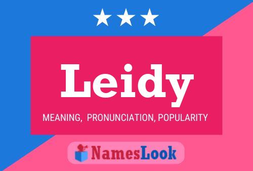 Leidy Name Poster