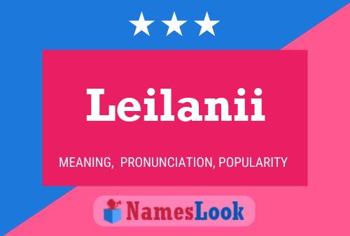 Leilanii Name Poster