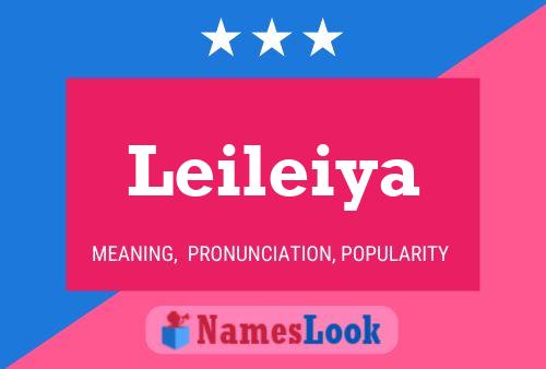 Leileiya Name Poster