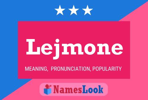 Lejmone Name Poster