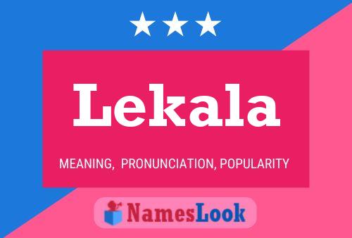 Lekala Name Poster