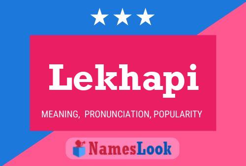 Lekhapi Name Poster