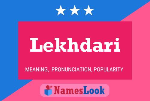 Lekhdari Name Poster