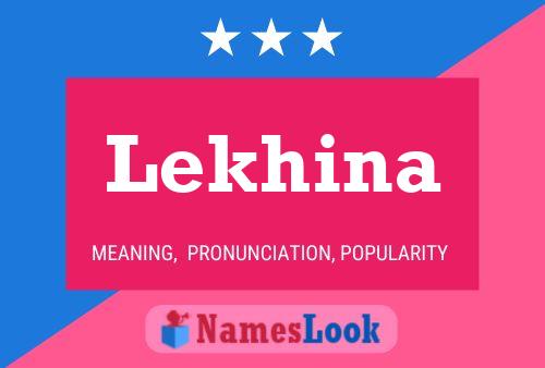 Lekhina Name Poster