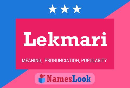 Lekmari Name Poster