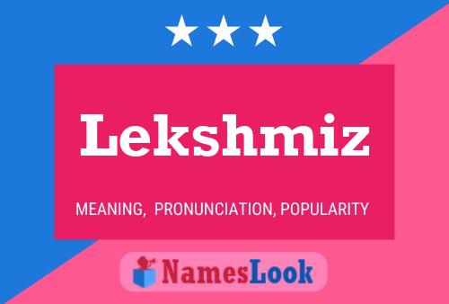 Lekshmiz Name Poster