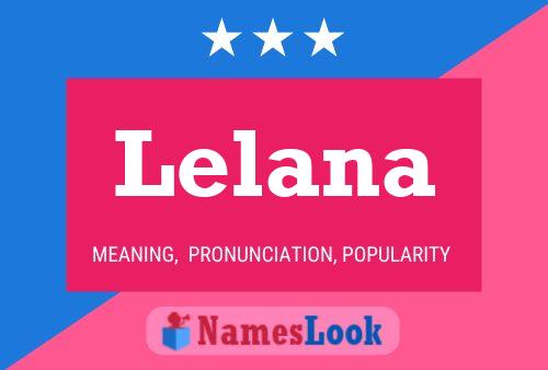 Lelana Name Poster