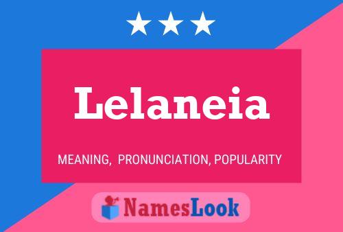 Lelaneia Name Poster